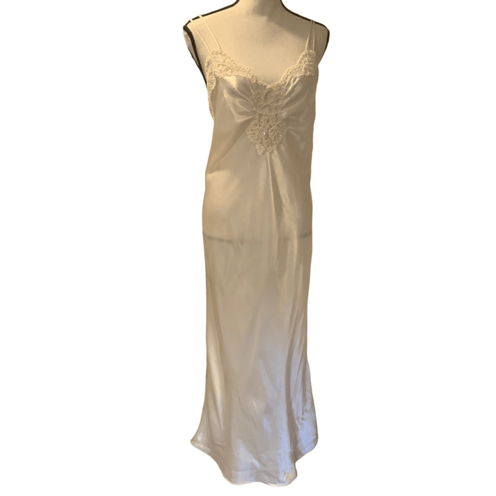 Victoria's Secret White Lace Chemise